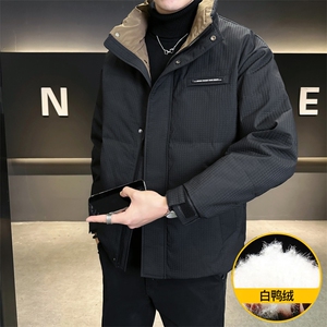 M862-P165 标50%白鸭绒男士2025冬季羽绒服休闲夹克加厚外套图片