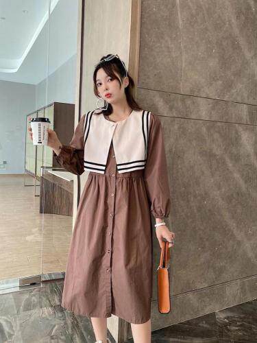 爱美欧现货秋装新款韩版两件套连衣裙，女装连衣裙，爱美欧