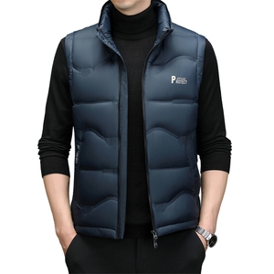DF8012钱塘2020-2冬季时尚简约新款中年男士马甲羽绒服P158图片