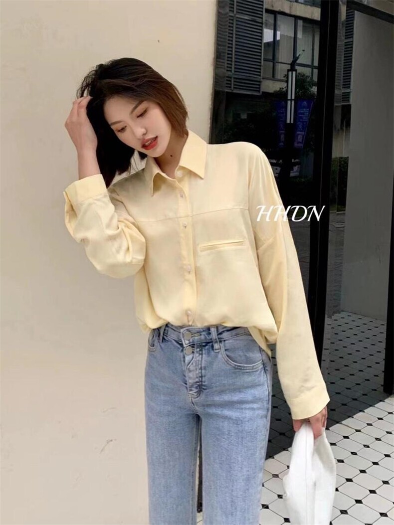 时尚休闲衬衫，女装衬衫，红火丹妮