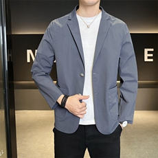 春季新款商务风西装外套男休闲西服男士西服JK02628-P83，男装西服套装，星座308B-2