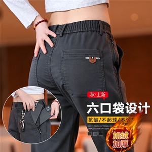 1506A/G3509加绒0/P48加绒男士休闲裤弹力直筒宽松百搭图片