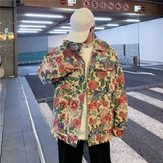 2026春新款潮花夹克JK3722，男装夹克，星座1108