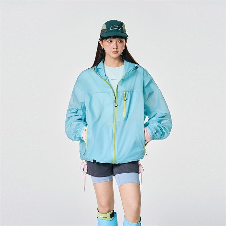 UPF50+有报告凉感轻薄透气宽松大码潮流防晒服DQC659-P48，男装防晒衣，电商B306