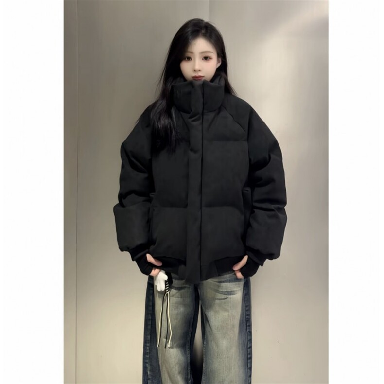 【帆布皮】冬季立体纹理感立领棉服男保暖棉衣M900-特P85,男装棉衣,星座1213