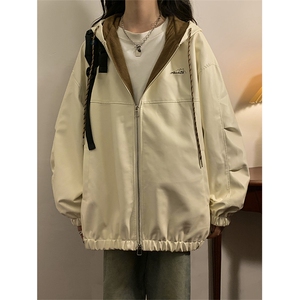 春秋季皮衣外套男女同款新款美式夹克XZ102B-1-JK2535P85图片