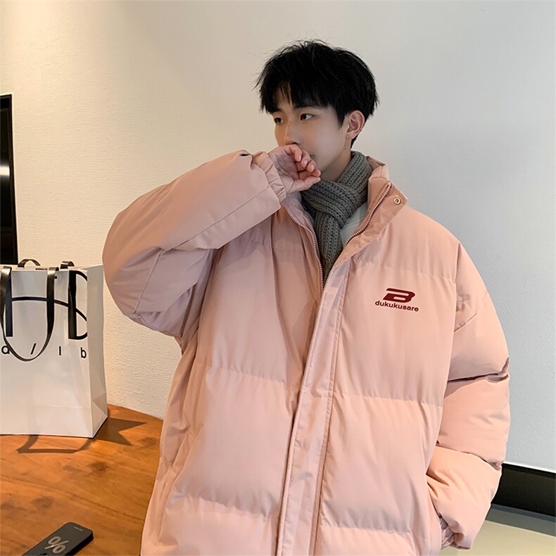 已注册港风宽松抖音直播高品质面包服羽绒棉男外套棉衣M1005特P75,男装棉衣,电商C408-1(原B339-1)
