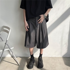 西裤短裤男韩版潮流垂感帅气百搭2024夏季新款ins五分裤K5099-P35，男装休闲裤，星座412-2