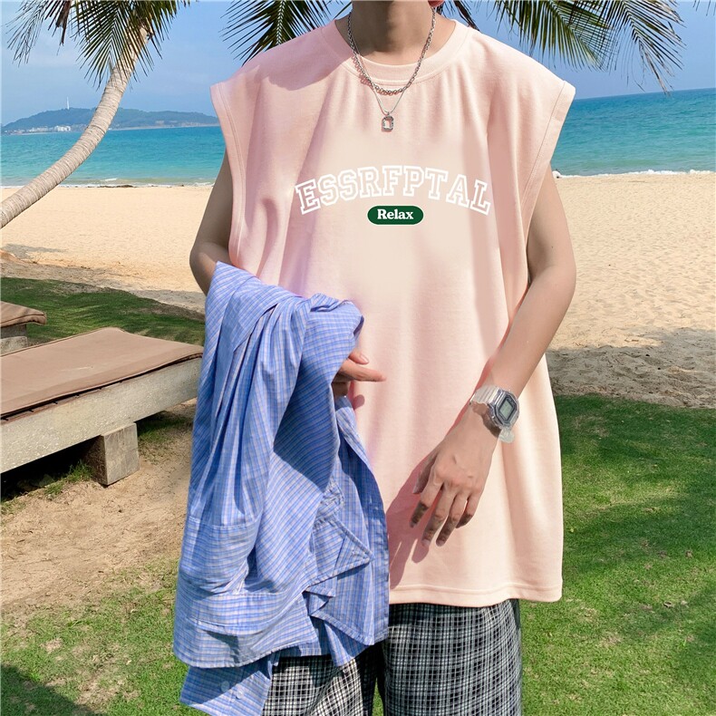 量大图低自动【有货】纯棉背心HD019-1-BX2589-P20，男装背心/马甲，电商019-1