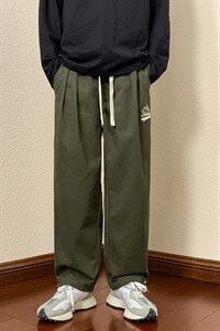 2024秋冬新款 cityboy 字母刺绣宽松抽绳束脚休闲裤 K242-P50图片