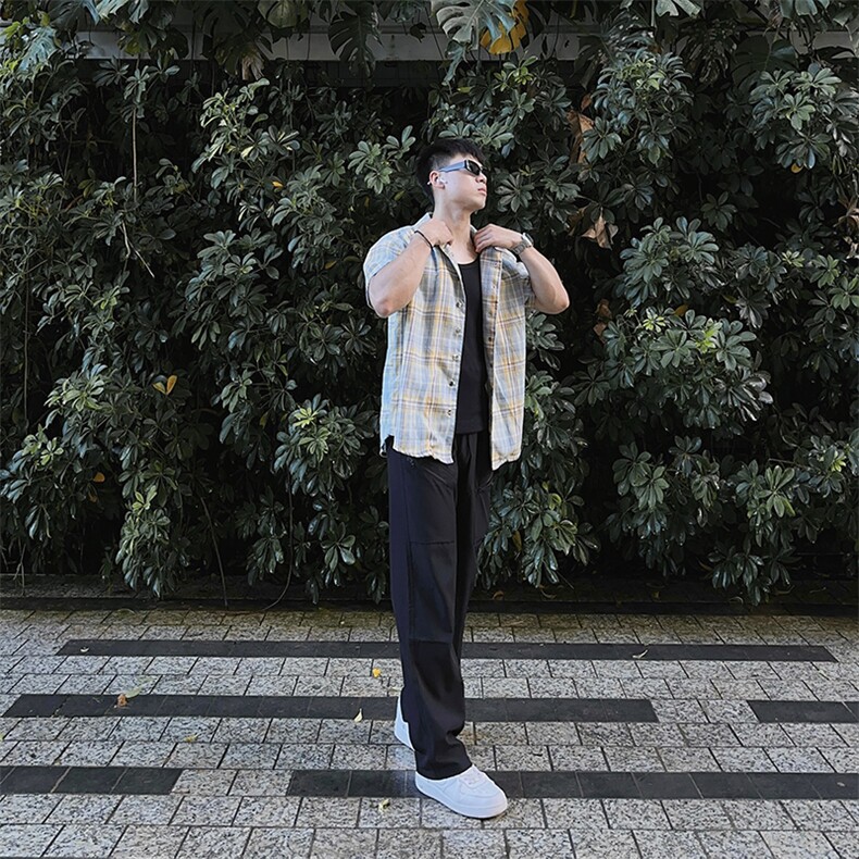 三防面料冲锋裤男款美式伞兵裤宽松直筒裤XK403-P45限价59,男装休闲裤,电商A178