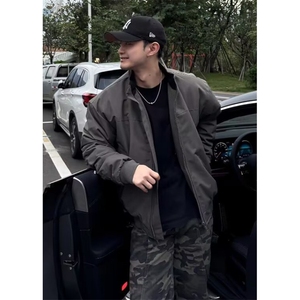 WE1616-P52 男士春秋季三防飞行员夹克外套男款立领棒球服工装图片