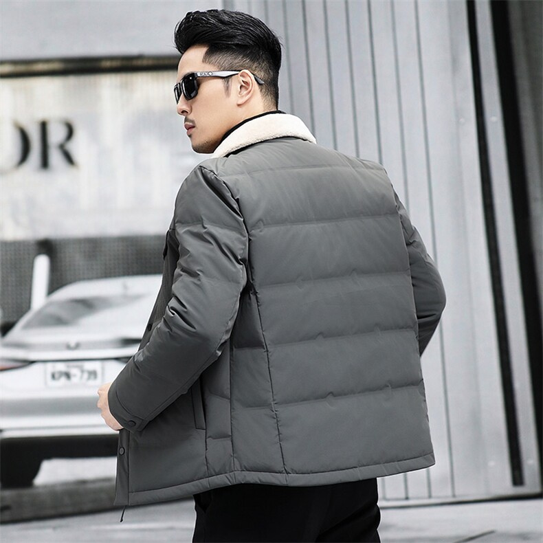 M6808-11钱塘2020-3冬季厚款时尚休闲简约中年男士羽绒服P183,男装羽绒服,钱塘207-3