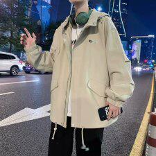 连帽外套男ins港风潮流学生宽松痞帅气工装夹克男风衣SY020-P65,男装夹克,星座1008-1