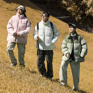 冬季保暖立领棉衣男女同款玉米格品质外套A406 MY8099 P80图片
