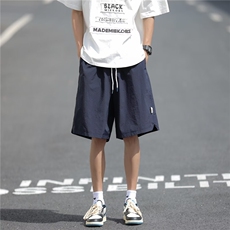 休闲短裤男韩版潮流贴标帅气2024夏季新款ins宽松五分裤K3865-P27，男装休闲裤，星座412-3