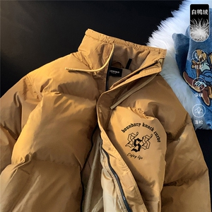毛毯 新款立领字母印花新标白鸭绒羽绒服A247-YR236 P195控258图片