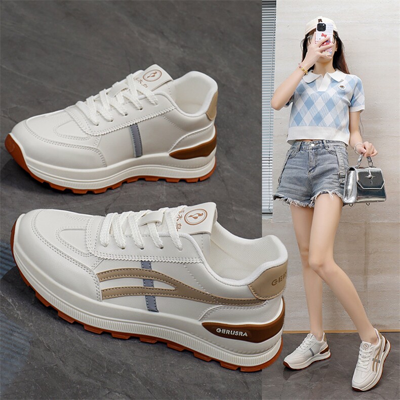 新款老爹鞋女2025春季学生跑步运动厚底增高休闲鞋女，女鞋休闲鞋，电商A223