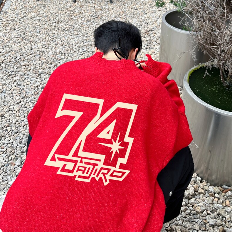 高品秋冬季破洞毛衣男复古慵懒风针织衫毛衣外套MYP3327-P65控88,男装针织衫/毛衣,电商B370