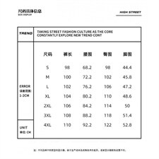 1506/Q89050/P51美式潮牌拼接牛仔裤直筒裤时尚水洗复古休闲长裤，男装牛仔裤，星座1506