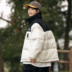 2026冬季新款男日系潮牌拼色宽松休闲棉服加厚外套MY378-F146