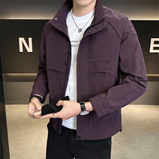 店主风2025年秋季新款潮牌外套立领帅气男夹克JK9211-P93，男装夹克，电商D240-242