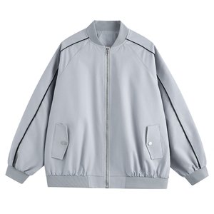 光板得物唯品二开 春装包边棒球服夹克外套 F605 TP58图片