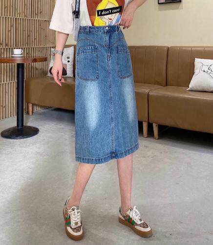 现货，2021年春夏款牛仔裙，女装，坚持到底
