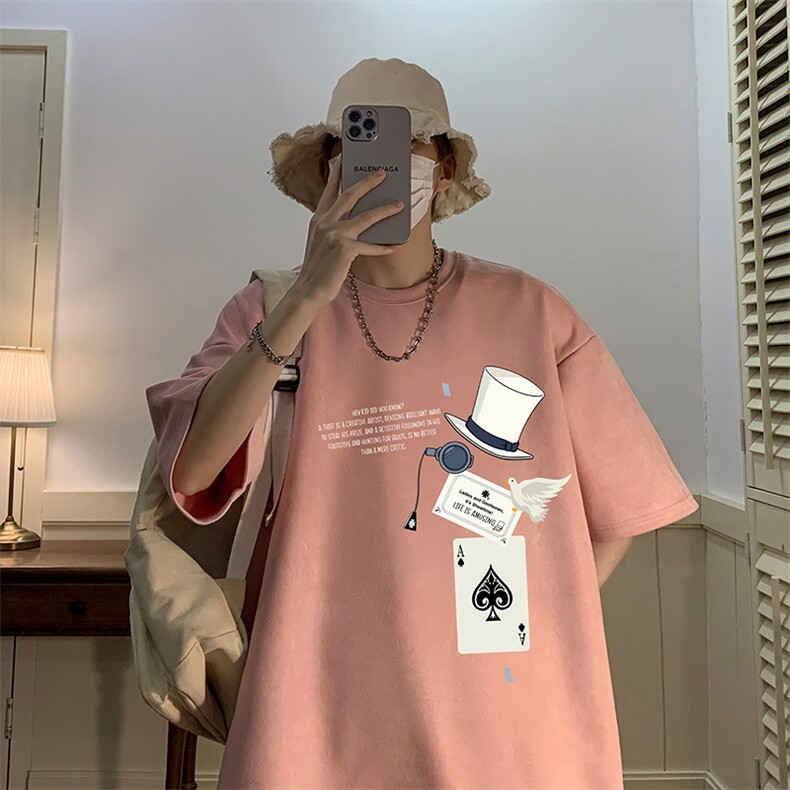 麂皮绒短袖t恤男大码半袖男酒店风JD82373-P25,男装T恤,电商A040