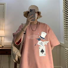 麂皮绒短袖t恤男大码半袖男酒店风JD82373-P25，男装T恤，电商A040