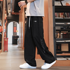 夏季新款卫裤男高街潮ins潮牌直筒休闲长裤潮流韩版AK0616-P40，男装休闲裤，星座308B-2