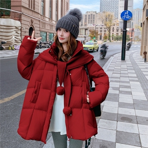 主推 新款新年服 针织带帽 羽绒服 外套P315-K428图片