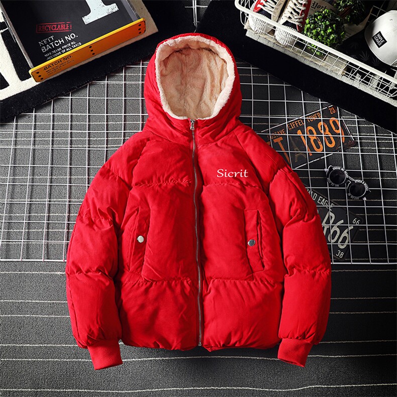 MY16098-P100加厚加绒连帽衣男大码服男面包服男,男装棉衣,电商A040A