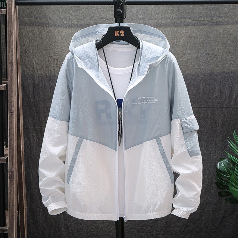 夏季外套男韩版潮流百搭2021春夏男士薄款防晒衣衣服V88-P30,男装夹克,星座509