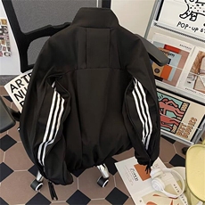 美式复古户外冲锋衣外套男春秋新款潮牌宽松休闲夹克W6375-P76，男装夹克，星座412-3