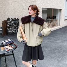 复古爆款保暖羽绒服女冬季2025新款韩系超好看工装加厚白鸭绒外套，女装羽绒服，2C159