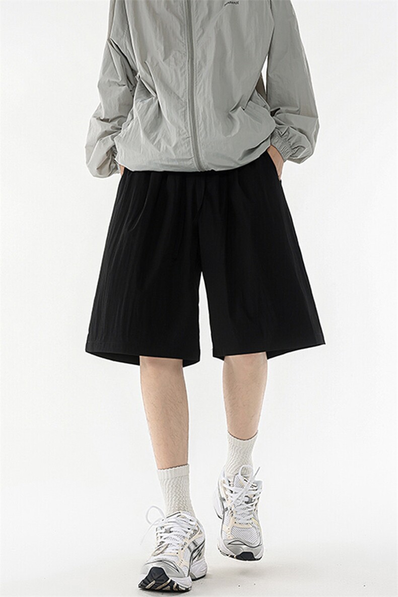 8XL-M多巴胺短裤男款夏季冰丝薄款休闲透气五分裤沙滩DK26004P25,男装休闲裤,电商B312