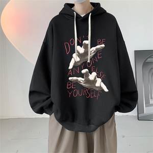 连帽卫衣男大码胖子帽衫大号运动服WY2452-P35图片