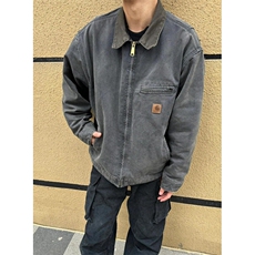 复古牛仔外套男款春秋季2024宽松工装夹克做旧衣服J33，男装夹克，星座1116A（原606A-3）