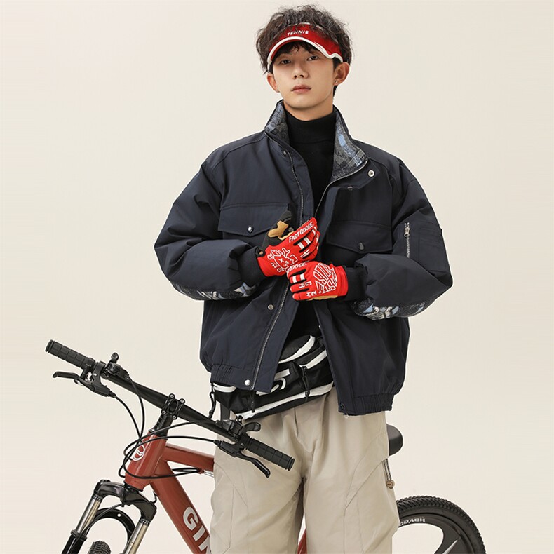 2025冬季新款男日系潮牌立领白鸭绒羽绒服加厚外套棉衣YR80-F265,男装羽绒服,电商A101（原外27）