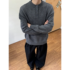 亨利领毛衣501-1-M1106-P40特，男装针织衫/毛衣，星座501-1