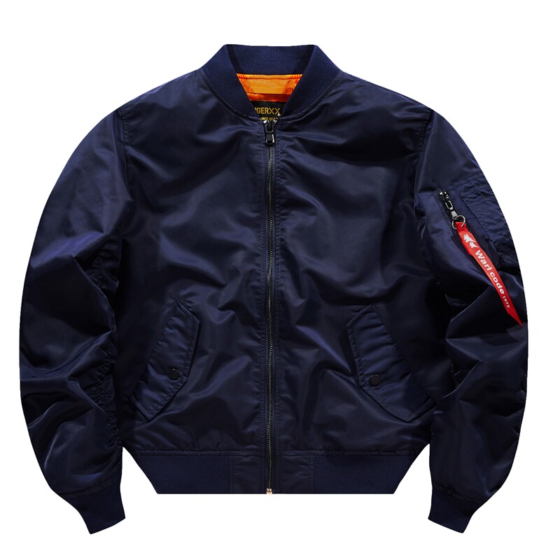 主推款：外套男飞行员夹克教练春秋冬加棉大码工装机车服棒球服棉,男装夹克,星座210-5(原414-2)