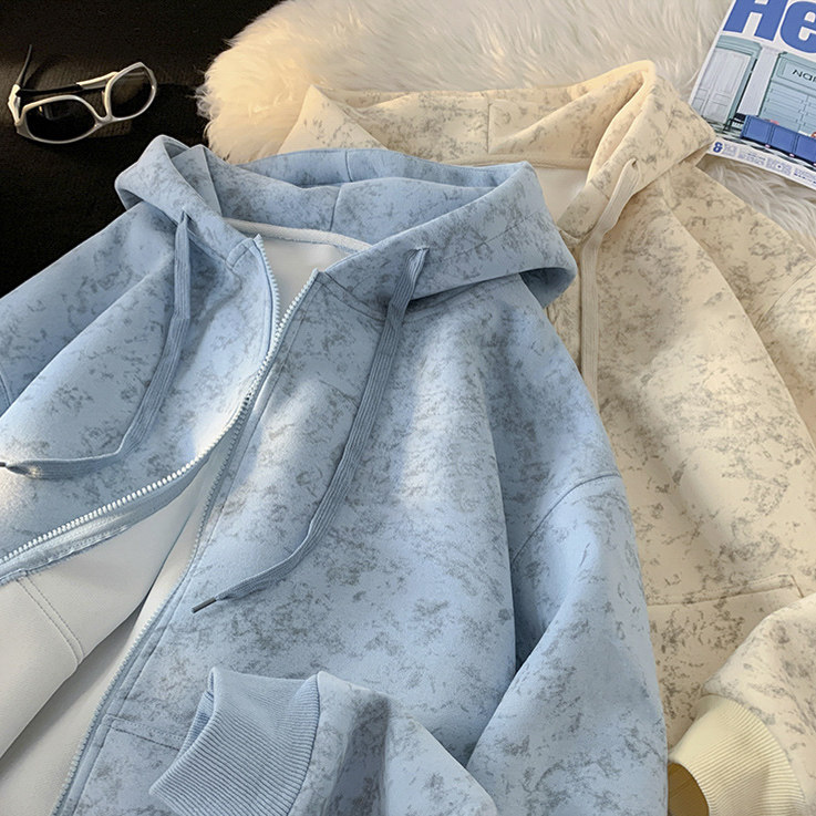 YT10常规70加绒p80控108抖音扎染加绒卫衣现货,男装卫衣,星座712