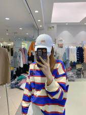 条纹卫衣，女装卫衣/绒衫，m.o