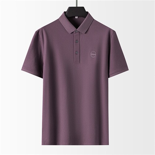 短袖t恤男polo衫翻领夏季刺绣新款男士保罗爸爸夏装潮流上衣男图片