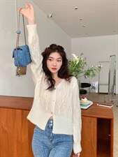 春装新款针织毛衣，女装针织衫/毛衣，她物