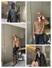 机车皮衣，女装皮衣，怡梦情缘