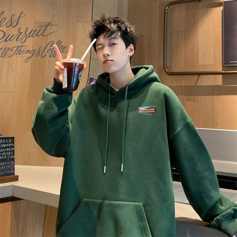 ！连帽圆领卫衣男装港风帽衫男LM191-P35,男装卫衣,电商B367