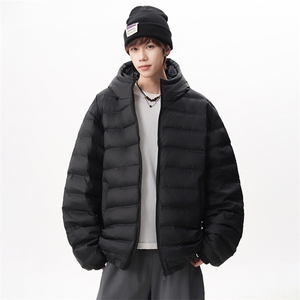 现货 新款排骨羽绒服男士短款白鸭绒连帽外套 225-2-Y215-P198图片