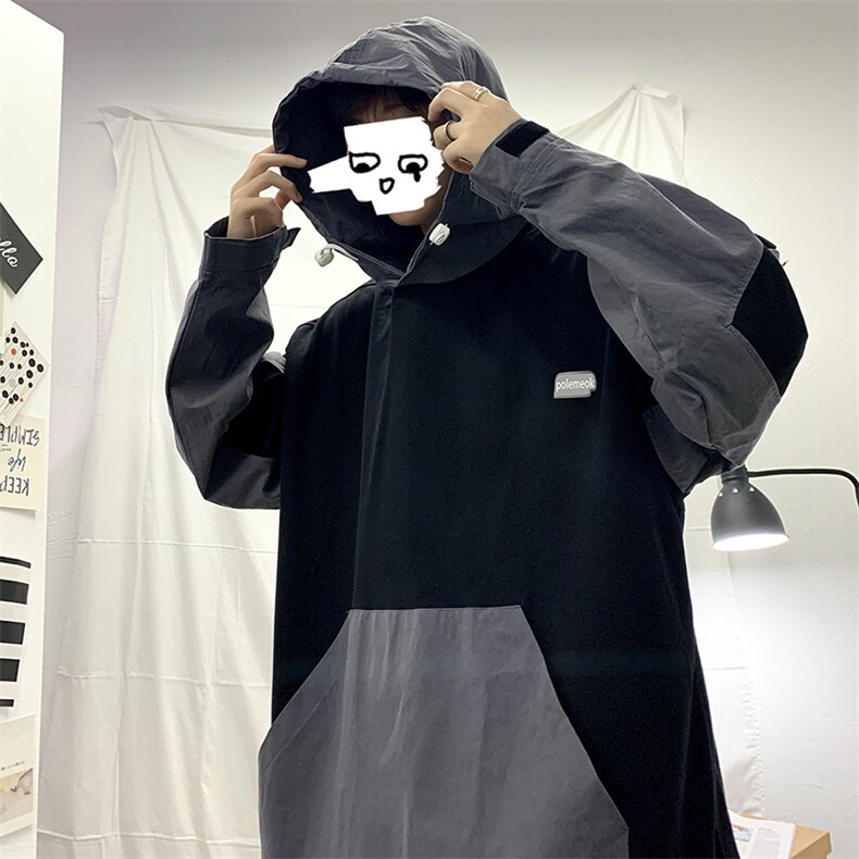 2023春季男潮流宽松外套连帽百搭韩版高街工装上衣JK0027-P30,男装夹克,星座308B-1